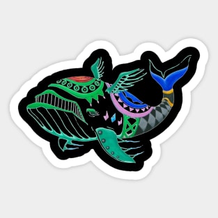 Wind fish Sticker